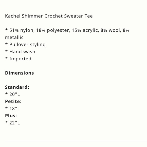 NWT Anthropologie Kachel Simmer Crochet Sweater in Ivory - Picture 10 of 10